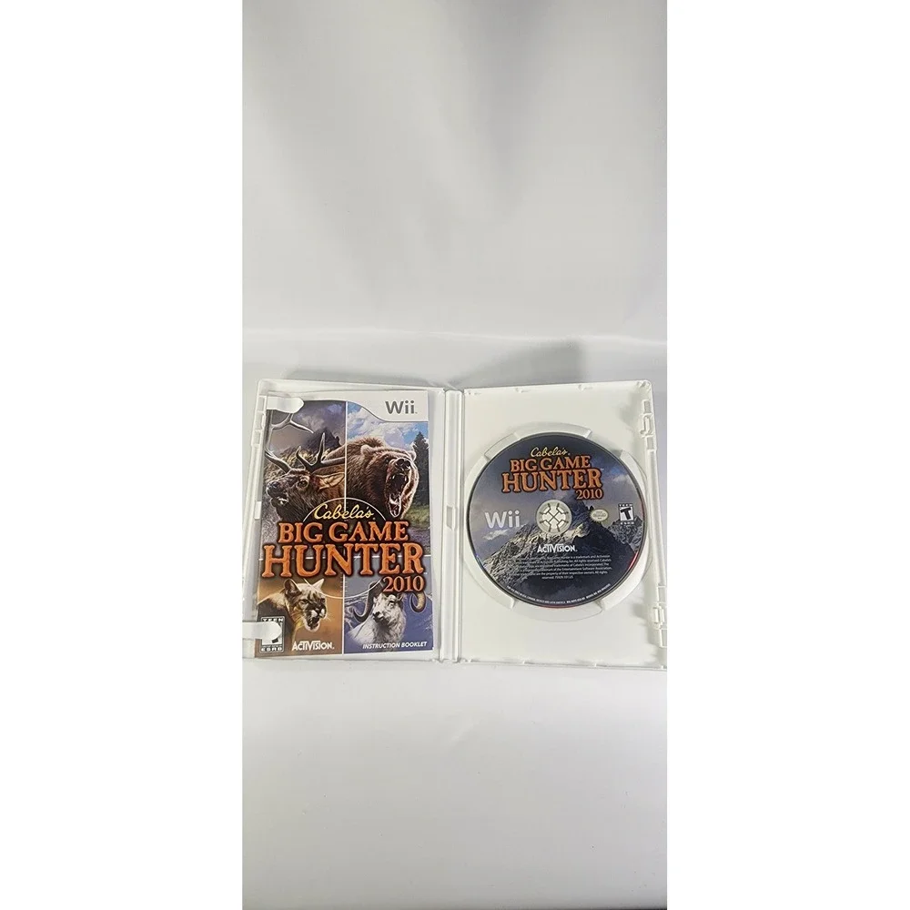 Cabelas Big Game Hunter 2010 Nintendo Wii Game CIB Activision Tested and Working